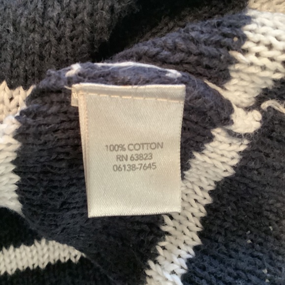 Christopher Banks Ladies Pullover Sweater Blue/Green/White Size M - Picture 4 of 5